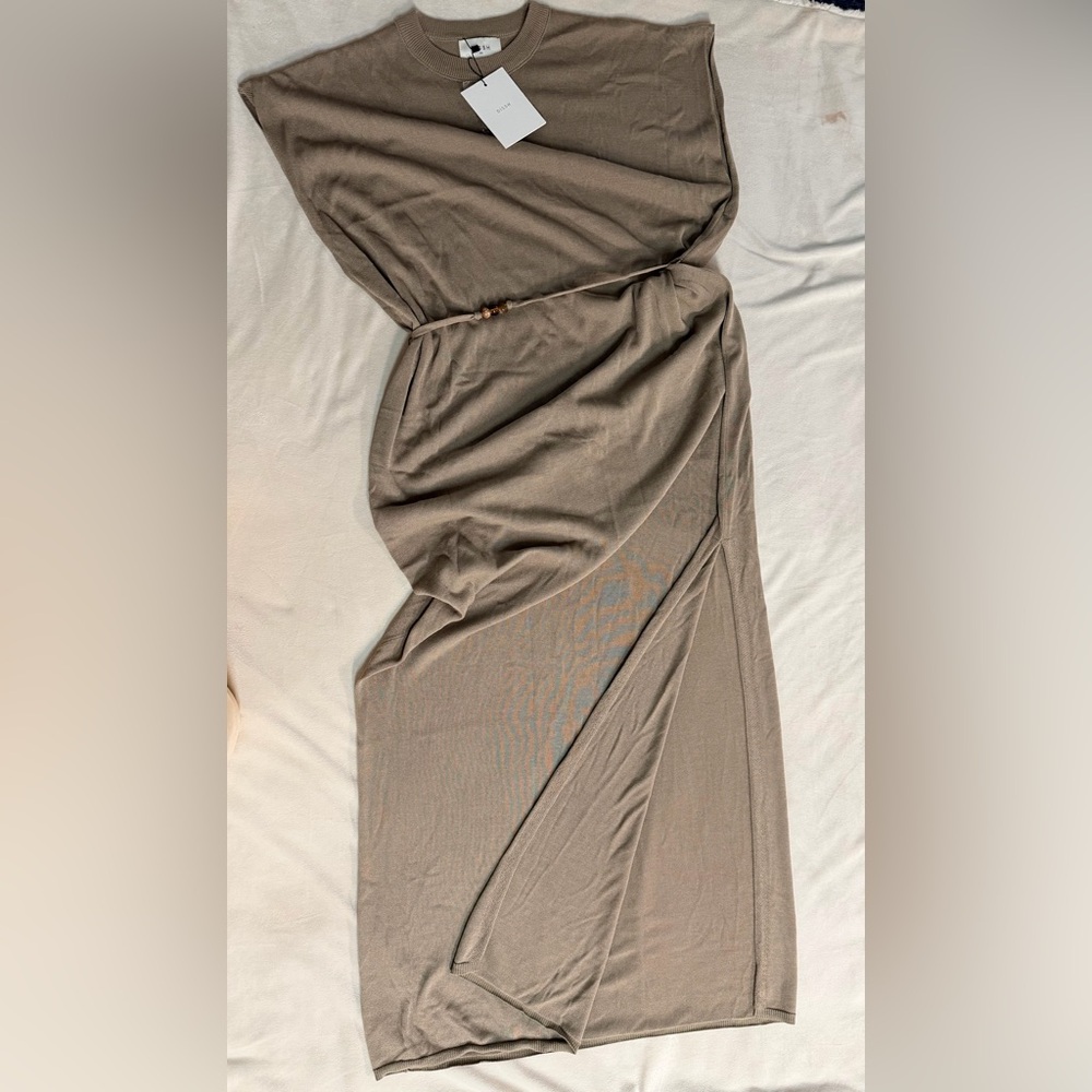 NWT DISSH JACKI SAGE SLEEVELESS KNIT MAXI DRESS size Xs - Picture 6 of 11